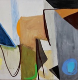 Ulrich Brauchle · „Komposition” · 2018 · Öl auf Leinwand · 120 x 120 cm