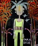 Irene Fastner · „Paradise” · 2021 · Öl auf Leinwand · 110 x 90 cm