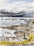 Christopher Lehmpfuhl · „Nach dem Regen (Lake Tahoe)” · 2004 · Aquarell auf Papier · 30,5 x 20 cm