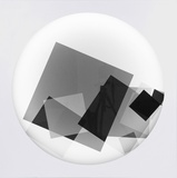 Sebastian Hempel · „14 Quadrate” · 2013 · Plexiglas, Aluminium, Polarisationsfolien und Antrieb · 72 x 72 x 7 cm