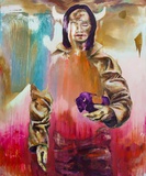 Florian Pelka · „Geronimo” · 2022 · Öl auf Leinwand · 120 x 100 cm
