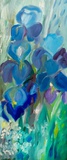 Dorothea Schrade · Iris getürmt · 2015 · Öl auf Leinwand · 70x30 cm 