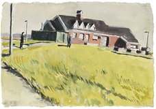 Christopher Lehmpfuhl · „Spiekeroog” · 2003 · Aquarell auf Papier · 21 x 30 cm