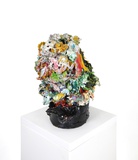 Jochen Schambeck · Take Out · 2019/20 · Ölfarbe auf Holz · 32x27x38 cm 