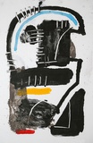 Menno Fahl, Portrait 2, 2020, Monotypie, 55x35 cm