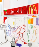 Marion Eichmann · Tuerkisch MC Donalds · 2015 · Papiercollage · 60 x 50 cm