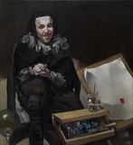 Pavel Feinstein · WVZ 1505, aus dem Velazquez-Zyklus · 2011 · Öl auf Leinwand · 120 x 110 cm