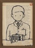 Xianwei Zhu · „Portrait of a Gentlemen” · 2022 · chinesische Tusche auf Papier · signiert und rot gestempelt Unikat · 30 x 20,5 cm