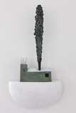 Anna Arnskötter · „Kapelle” · 2009 · Bronzeguss bemalt · 36 x 3,5 x 13 cm · 10 Ex.