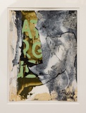Daniel Kojo Schrade · „Brother Lafargue P04BI15” · 2015 · Mischtechnik auf Papier · 41 x 31 cm
