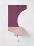 Birte Horn, folding_table1, 2025, Öl auf Leinwand, 95x56 cm