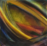 Isa Dahl · „Augenblicke lang“ ·  2014 · Öl auf Leinwand · 40 x 40 cm