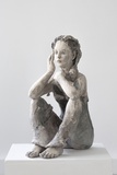 Silvia Siemes · aus „Bleiben, Warten” · 2019 · Terrakotta, 22 11 19 · 53 cm