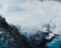 Xianwei Zhu · „bewölkte Utopie“ · 2015 · Acryl auf Leinwand · 140 x 180 cm