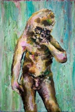 Florian Pelka · „Darvid” · 2022 · Öl auf Leinwand · 30 x 20 cm