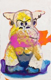 Marc Taschowsky · „Gorilla” · 2021 · Öl auf Leinwand · 40 x 25 cm