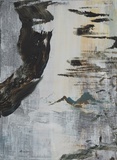 Xianwei Zhu · „Rückkehr 1” · 2022 · Acryl auf Leinwand · 72 x 53 cm