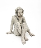Silvia Siemes · aus „Bleiben, Warten” · 2019 · Terrakotta, 12 08 19 · 31 cm