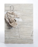 Christofer Kochs, Seismograph, 80x60 cm, Holz, Öl, 2012