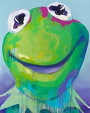 Marc Taschowsky · „Kermit” · 2022 · Öl auf Leinwand · 200 x 160 cm