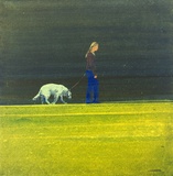  Thomas Heger · „Irgendwo 2“ · 2008 · Acryl auf Leinwand · 20 x 20 cm