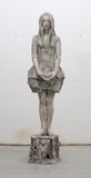 aus der Reihe „Wald, (Wandlung)“, 2014, Terrakotta engobiert, 155 cm 