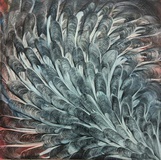 Isa Dahl · „sonst“ · 2014 · Öl auf Leinwand · 100 x 100 cm