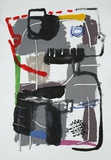 Menno Fahl, Portrait 3, 2020, Monotypie, 55x35 cm