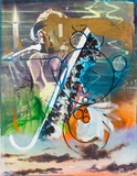 Endy Hupperich · „Überdämmerung” · 2017 · Öl auf Leinwand · 90 x 70 cm