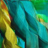 Isa Dahl · „wanderung“ · 2012 · Öl auf Leinwand · 100 x 100 cm