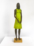 April Springs, 2024, Bronze/Pappel, 70 cm