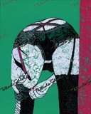 Danielle Zimmermann · „Wäsche” · 2020 · Lackstifte auf Plastiktüte · 32 x 26 cm