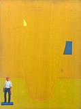 Thomas Heger · „Normaler Tag 33“ · 2005 · Acryl auf Leinwand · 40 x 30 cm