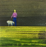 Thomas Heger · „Irgendwo 1“ · 2008 · Acryl auf Leinwand · 20 x 20 cm