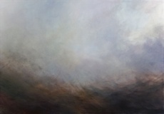 Rasso Hecker · aus der Serie „Jeux de vagues, brûlant 4” · 2020 · Öl auf Leinwand · 110 x 160 cm