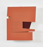 Birte Horn, konstrukt, 2023, Öl auf Finpappe, 25x25 cm