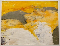 Daniel Kojo Schrade · „Paisley Park” · Mischtechnik auf Papier · 74 x 100 cm