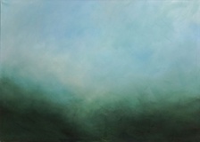 Rasso Hecker · aus der Serie „Jeux de vagues, XXIV” · 2020 · Öl auf Leinwand · 110 x 155 cm