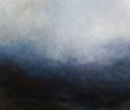 Rasso Hecker · aus der Serie „Jeux de vagues, brûlant 2” · 2020 · Öl auf Leinwand · 130 x 155 cm