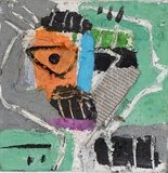 Menno Fahl, Ohne Titel, Öl auf Leinwand, 20x20 cm