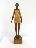 Herta, 2013, Bronze/Pappel, 69 cm
