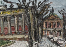 Christopher Lehmpfuhl · „Altes Museum“, Berlin · 2012 · Öl auf Leinwand · 50 x 70 cm