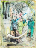 Endy Hupperich · „Zwei Dinge” · 2017 · Öl auf Leinwand · 80 x 60 cm
