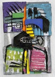 Menno Fahl, Karo Kopf, 2022, Materialbild, 55x45x10 cm