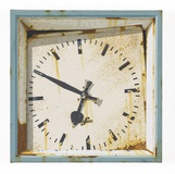 Stefan Bircheneder, Uhr (18:50), Öl, Acryl auf Leinwand, 40x40 cm, 2025