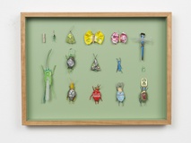 Matthias Garff Insektenkasten, Juni VI, 2021, Fundmaterial, 40 x 30 cm