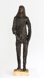 Clemens Heinl · „Albrecht“ · 2015 · Bronze, Pappel bemalt · Höhe 57 cm