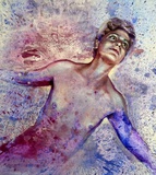  Engel, 2026, Öl und Acryl auf Leinwand, 100 x 90 cm