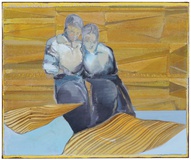 Christofer Kochs, Nebenschauplatz, gef.Lw, Öl, 50x60 cm, 2017/2022