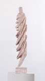 Freidrehen · 2016 · Holz, Öl, Lack · Höhe 101 cm